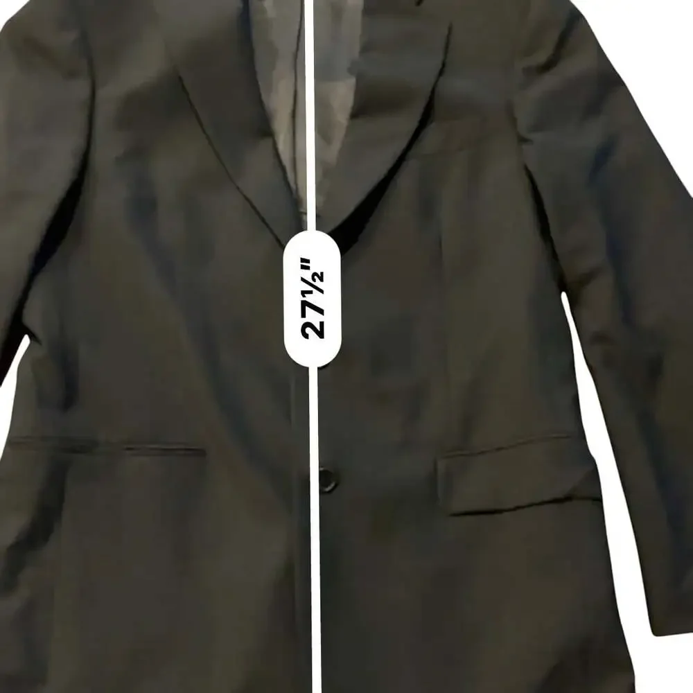 Brooks Brothers 346 Stretch Navy Blazer Sport Coat ~36L Mens